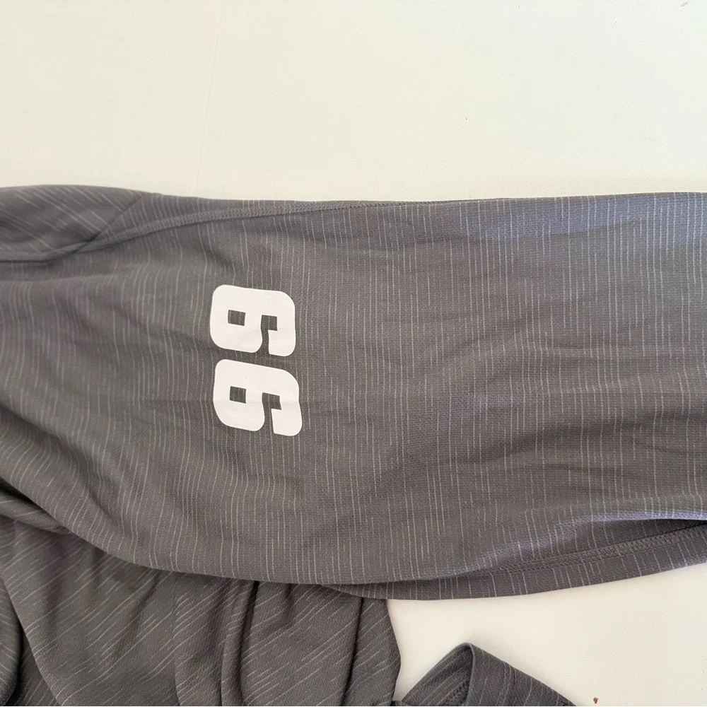 adidas Gray UMass Long Sleeve Tee